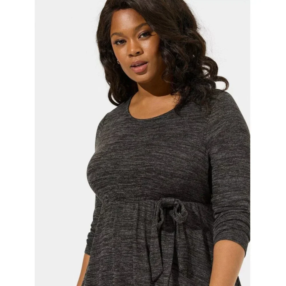 NWT Torrid 2 At The Knee Hacci Faux Wrap Dress 2X 18 20 - Picture 2 of 8